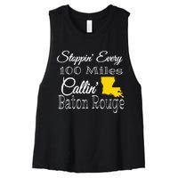 Callin Baton Rouge Music Concert Women's Racerback Cropped Tank