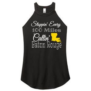 Callin Baton Rouge Music Concert Women's Perfect Tri Rocker Tank