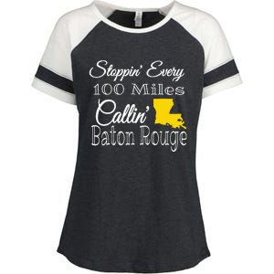 Callin Baton Rouge Music Concert Enza Ladies Jersey Colorblock Tee