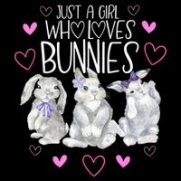 Cool Bunny Rabbit Gift Just A Girl Who Loves Bunnies Gift Cooling Performance Crew T-Shirt