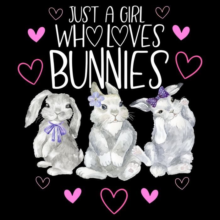 Cool Bunny Rabbit Gift Just A Girl Who Loves Bunnies Gift Cooling Performance Crew T-Shirt