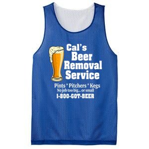 Cal's Beer Removal Service Beer Ing Great Gift Mesh Reversible Basketball Jersey Tank