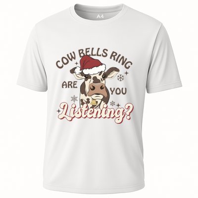Cow Bells Ring Are You Listening Merry Christmas Performance Shirt