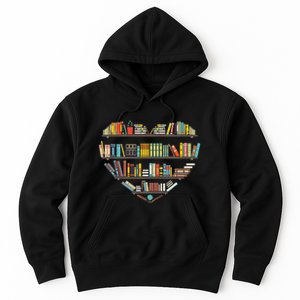 Cool Books Reading Men Women Book Lover Literacy Librarian Hoodie