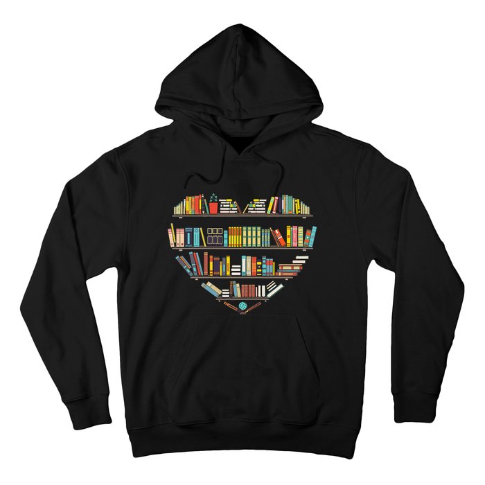 Cool Books Reading Men Women Book Lover Literacy Librarian Hoodie