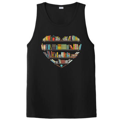 Cool Books Reading Men Women Book Lover Literacy Librarian PosiCharge Competitor Tank