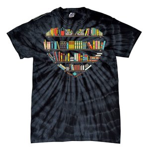 Cool Books Reading Men Women Book Lover Literacy Librarian Tie-Dye T-Shirt