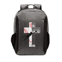 Christian Baseball Religious Cross Graphic Vector Backpack
