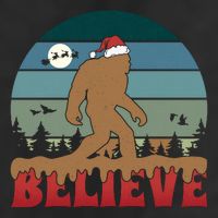 Christmas Bigfoot Retro 11oz C Handle Ceramic Mug