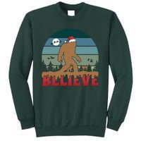 Christmas Bigfoot Retro Sweatshirt