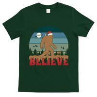 Christmas Bigfoot Retro T-Shirt