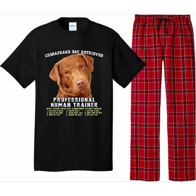 Chesapeake Bay Retriever Professional Human Trainer Cute Dog Pajama Set