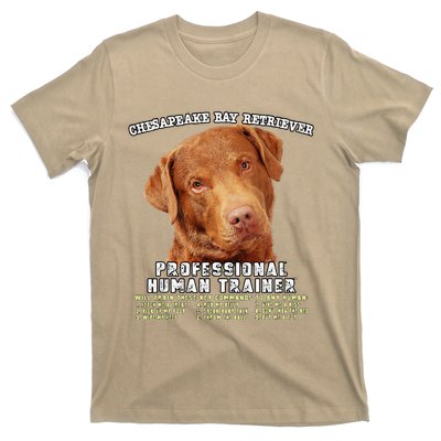 Chesapeake Bay Retriever Professional Human Trainer Cute Dog T-Shirt