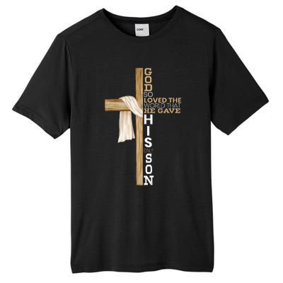 Christian Believer Religious Pastor Bible Scripture Tall Fusion ChromaSoft Performance T-Shirt