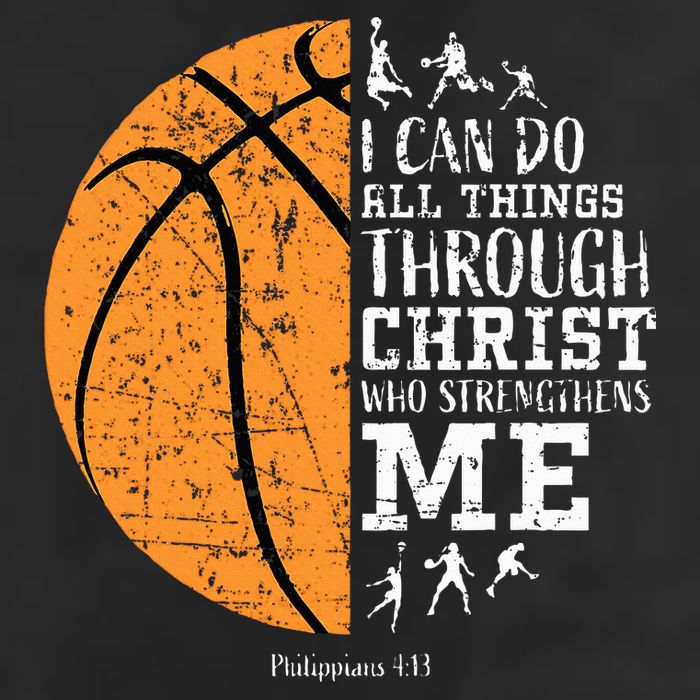 Christian Basketball Religious Gifts 7 Panel Mesh Trucker Snapback Hat
