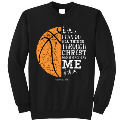 Christian Basketball Religious Gifts Sweatshirt