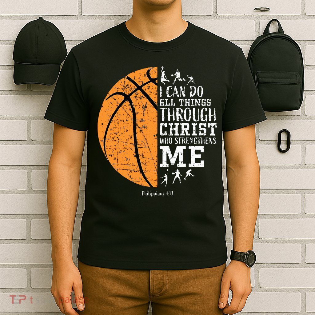 Christian Basketball Religious Gifts T-Shirt