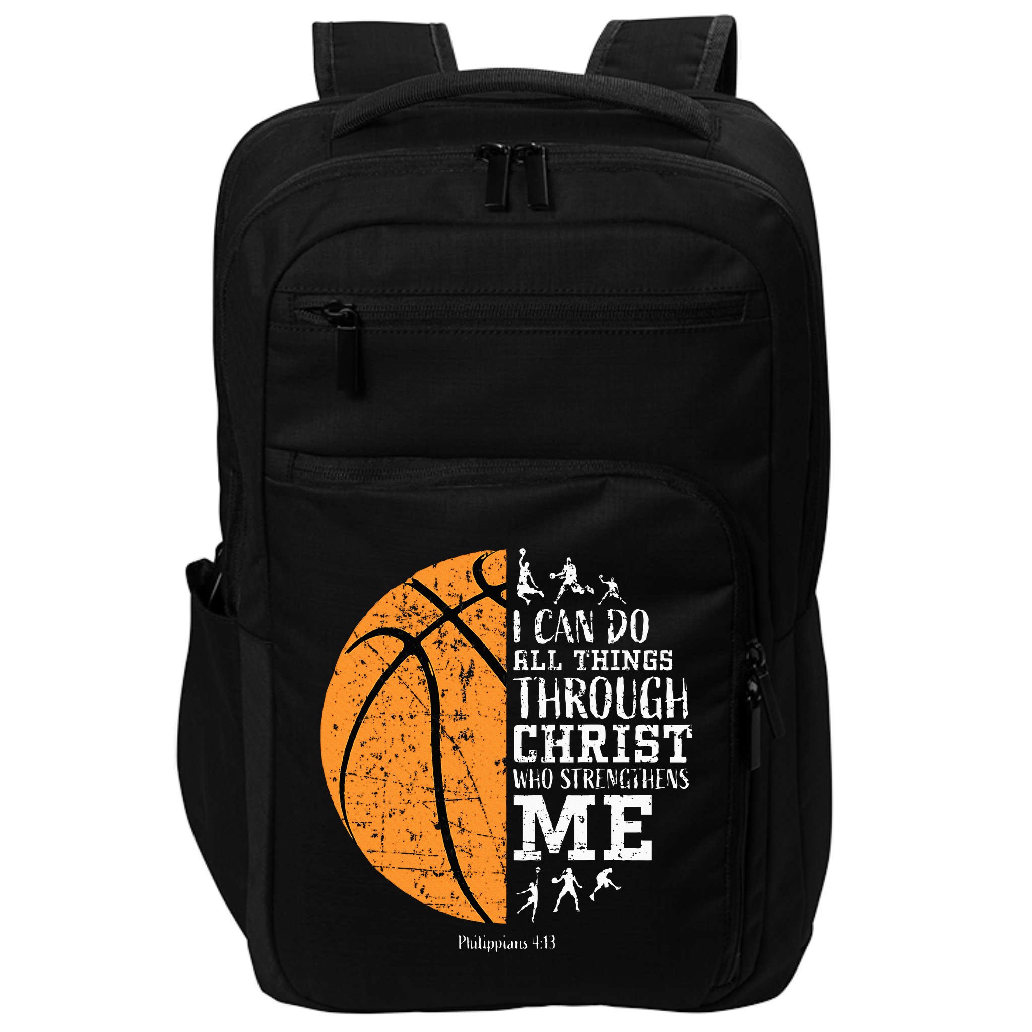 Christian Basketball Religious Gifts Impact Tech Backpack