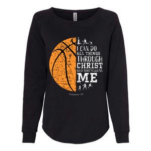 Christian Basketball Religious Gifts Womens California Wash Sweatshirt