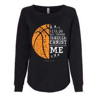 Christian Basketball Religious Gifts Womens California Wash Sweatshirt