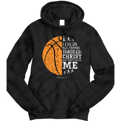 Christian Basketball Religious Gifts Tie Dye Hoodie