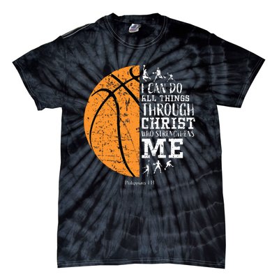 Christian Basketball Religious Gifts Tie-Dye T-Shirt