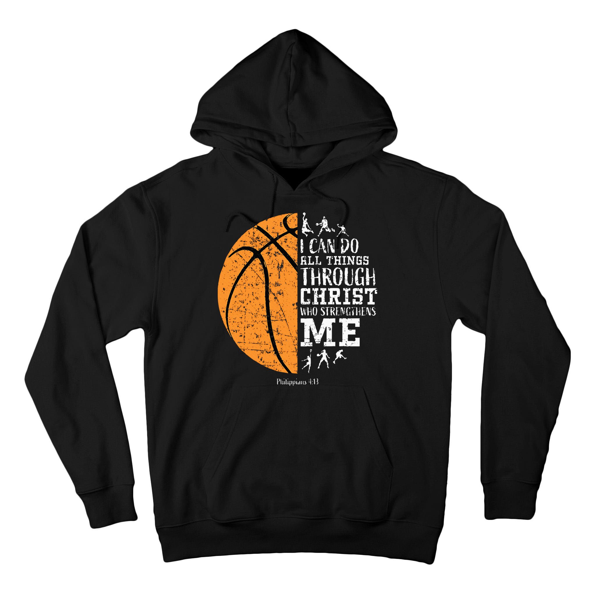 Christian Basketball Religious Gifts Tall Hoodie