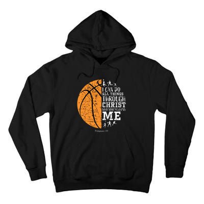 Christian Basketball Religious Gifts Tall Hoodie