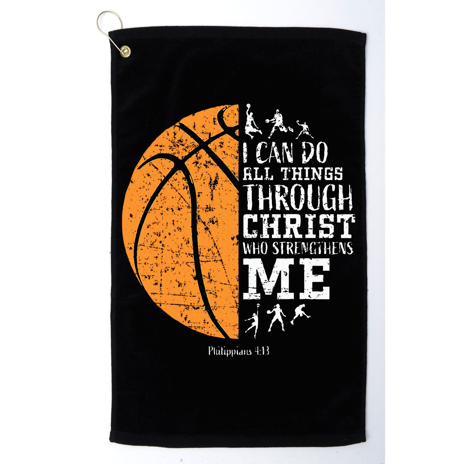 Christian Basketball Religious Gifts Golf Towel
