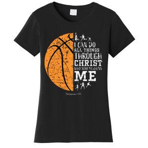 Christian Basketball Religious Gifts Women's T-Shirt