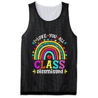 Cute Boho Rainbow Class Dismissed Last Day Of School Teacher Mesh Reversible Basketball Jersey Tank