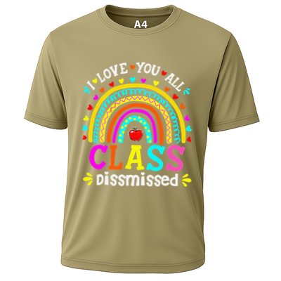 Cute Boho Rainbow Class Dismissed Last Day Of School Teacher Performance Shirt