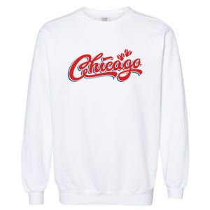 Chicago Baseball Retro Sport Lover Garment-Dyed Sweatshirt