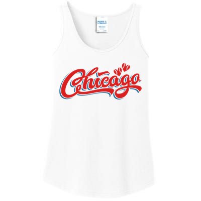 Chicago Baseball Retro Sport Lover Ladies Essential Tank