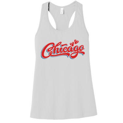 Chicago Baseball Retro Sport Lover Women's Racerback Tank