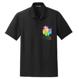 Care Bears Rainbow Pride and Doodles Dry Zone Grid Polo