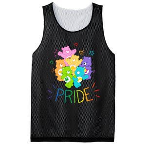 Care Bears Rainbow Pride and Doodles Mesh Reversible Basketball Jersey Tank