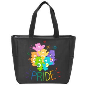 Care Bears Rainbow Pride and Doodles Zip Tote Bag