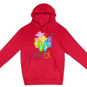 Care Bears Rainbow Pride and Doodles Premium Pullover Hoodie