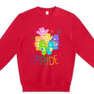 Care Bears Rainbow Pride and Doodles Premium Crewneck Sweatshirt