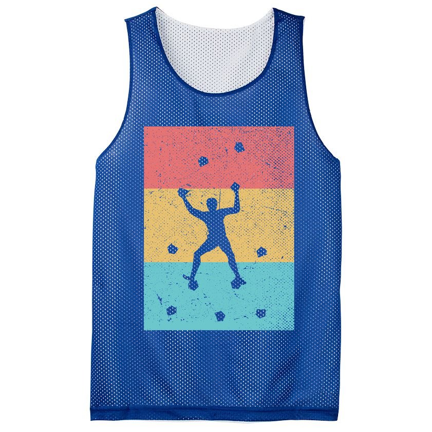 Climb Boulder Retro Wall Climber Sports Hobby Climbing Gift Mesh Reversible Basketball Jersey Tank