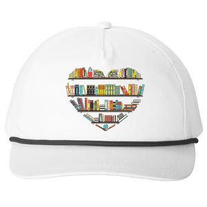 Cool Books Reading Book Lover Literacy Librarian Snapback Five-Panel Rope Hat