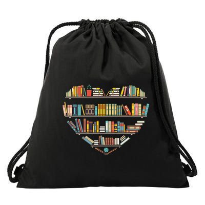 Cool Books Reading Book Lover Literacy Librarian Cute Gift Drawstring Bag