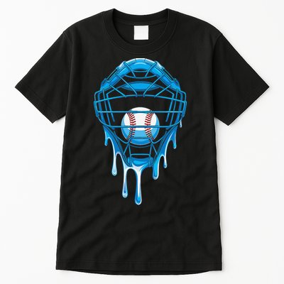 Cool Baseball Respect The Drip Melted Ice Cream Baseball Tall T-Shirt