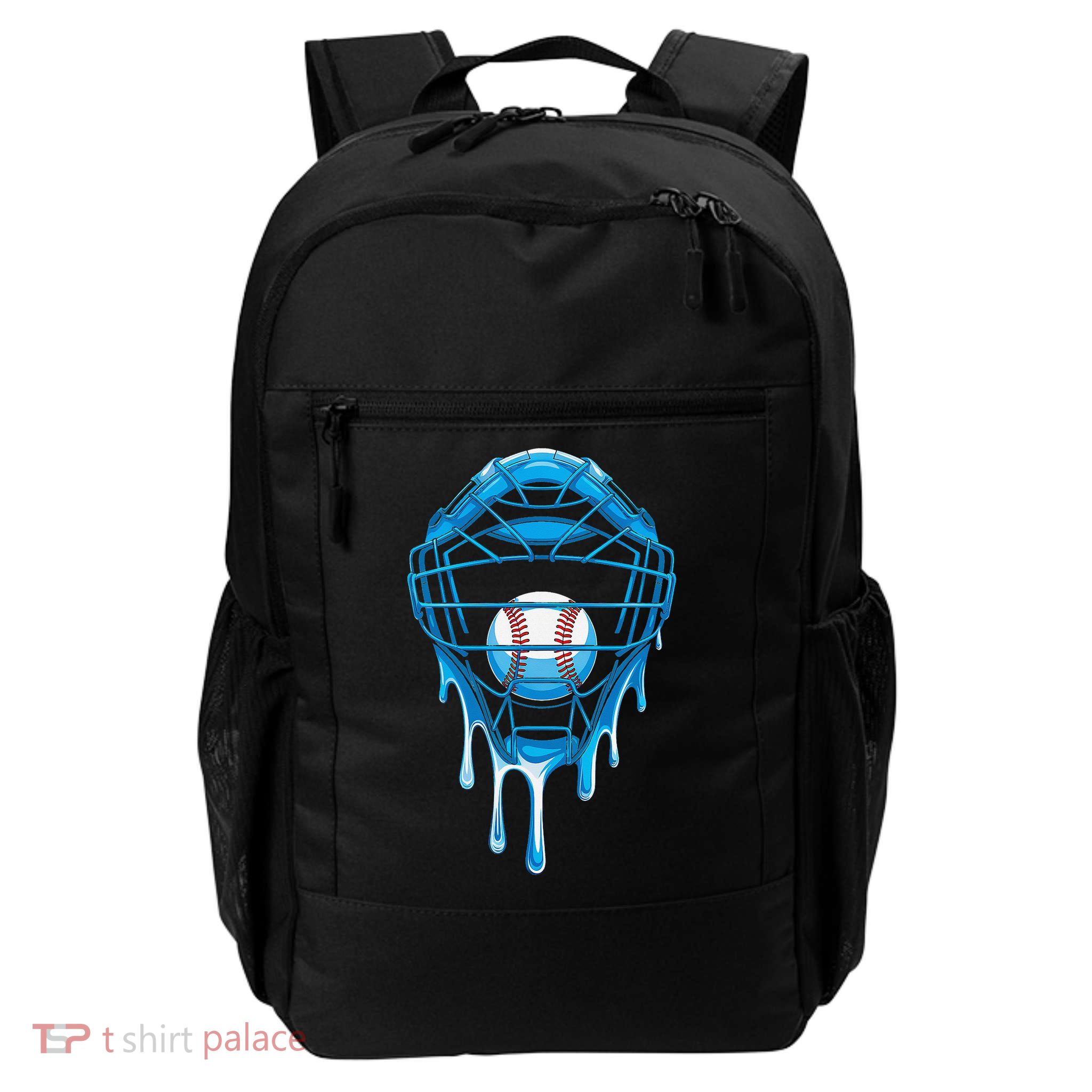 Cool Baseball Respect The Drip Melted Ice Cream Baseball Backpack