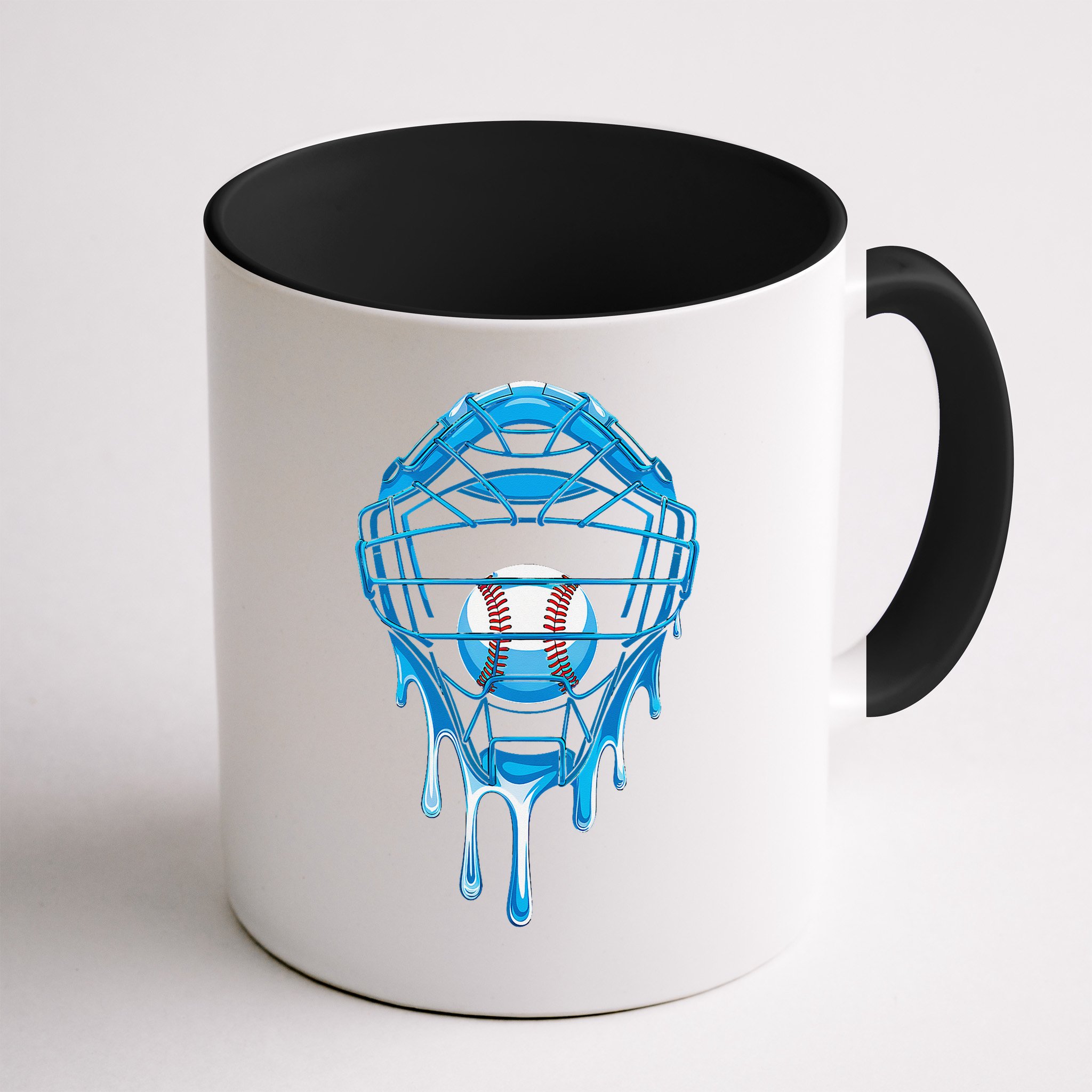 Cool Baseball Respect The Drip Melted Ice Cream Baseball Mug