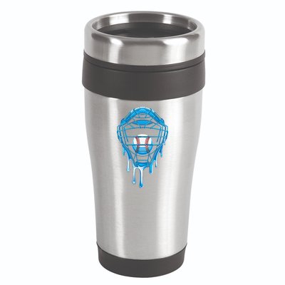 Cool Baseball Respect The Drip Melted Ice Cream Baseball 16oz Travel Tumbler