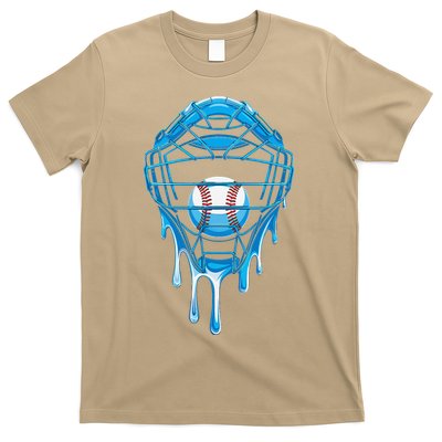 Cool Baseball Respect The Drip Melted Ice Cream Baseball T-Shirt