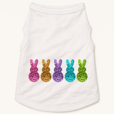 Cute Bunny Rabbits Easter Colorful Doggie Tank