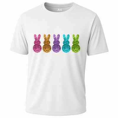 Cute Bunny Rabbits Easter Colorful Performance Shirt